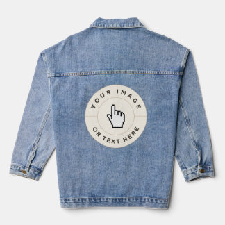 Denim Jacket - Benutzerdefiniert (Bild/Text hinzuf Jeansjacke