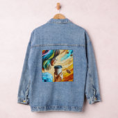 Denim Jacket — Coffee Breeze Art Jeansjacke (Hangar)