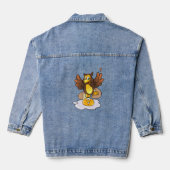 Denim Jacket Eggs Owl Jeansjacke (Rückseite)