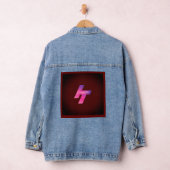 Denim Jacket Frauenmode mit einzigartiger Text-Kun Jeansjacke (Hangar)