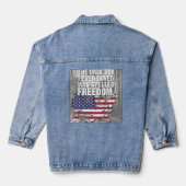 Denim Jacket – Freedom Job Jeansjacke (Rückseite)