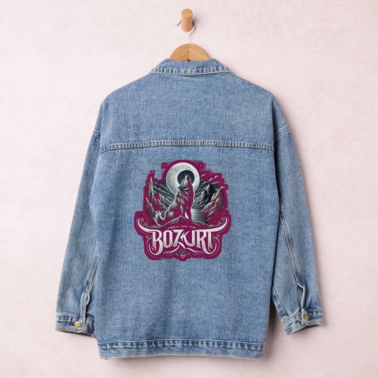 Denim Jacket Jean Jacket, dieser Brauch Jeansjacke (Hangar)