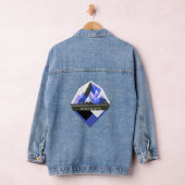 Denim Jacket Jean Jacket Farbiges Design D Jeansjacke (Hangar)