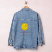 Denim Jacket Life ist schön Sun Floral Jeansjacke (Hangar)