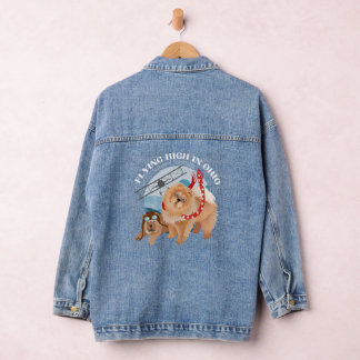 DENIM JACKET - MEINE DAMEN MIT LOGO 2025 JEANSJACKE