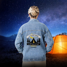 Denim Jacket mit 5 Sternen Camping Jeansjacke