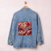 Denim Jacket mit Abstraktem Kunstpatch Jeansjacke (Hangar)