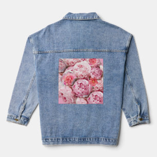 Denim Jacket mit Blume Jeansjacke