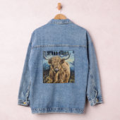 Denim Jacket mit Highland Bull Jeansjacke (Hangar)