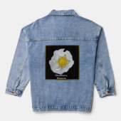 Denim Jacket Strawberry Blossom Jeansjacke (Rückseite)