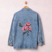 Denim, Jean Jacket, Pink Peony, Butterfly Jeansjacke (Hangar)