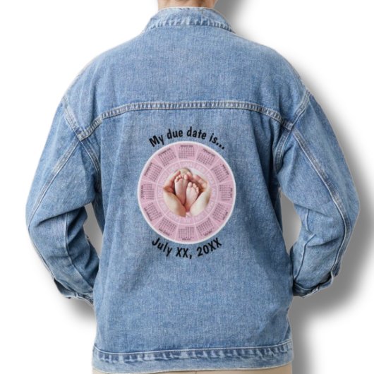 Denim Jean Jacket Pregnancy Due Date Jeansjacke
