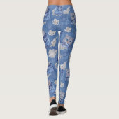 Denim Jean-Taschen, Kätzchen und Spitzen Leggings (Rückseite)