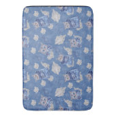 Denim Jean Taschen, Kätzchen und Spitzen Wiederhol Badematte (Vorderseite Vertikal)