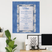 Denim Jean Taschen und Spitzen Poster (Heimbüro)