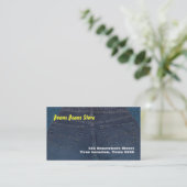 Denim Jeans Business Card Visitenkarte (Stehend Vorderseite)