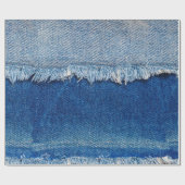 Denim Jeans Hintergrund. Denim-Rippstoff mit b Geschenkpapier (Flach)