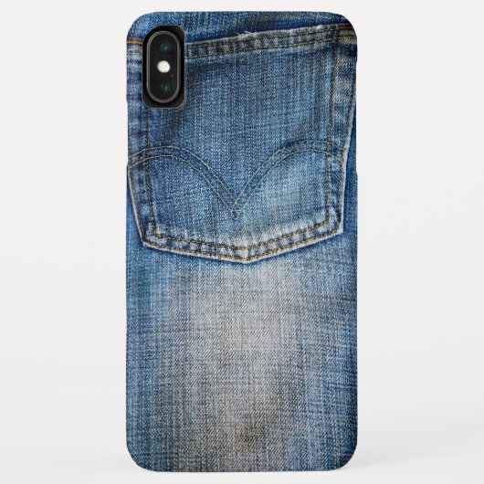 Denim Jeans Iphone Case (Rückseite)