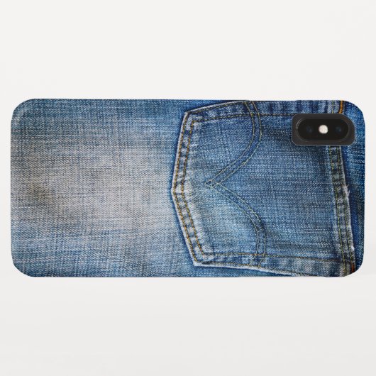 Denim Jeans Iphone Case (Rückseite (Horizontal))
