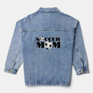 Denim-Jeans-Jacke für Fußballmütter Jeansjacke