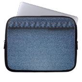 Denim Jeans Laptopschutzhülle (Vorderseite)