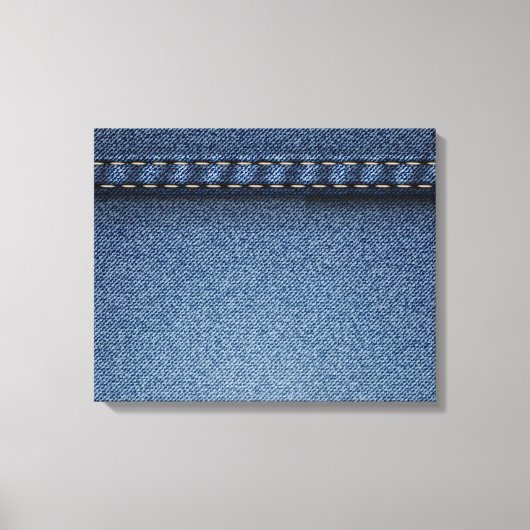 Denim Jeans Leinwanddruck (Vorderseite)