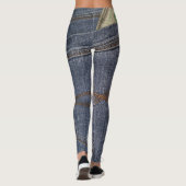 Denim Jeans Pocket & US Money Leggings (Rückseite)
