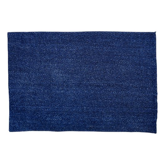 Denim Jeans Stoff: texturierter Hintergrund. Kissenbezug (Vorderseite)