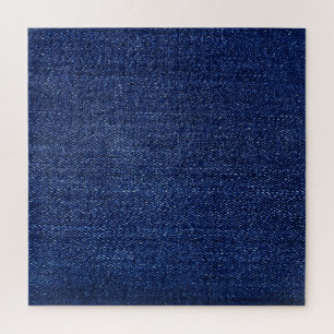 Denim Jeans Stoff: texturierter Hintergrund. Puzzle