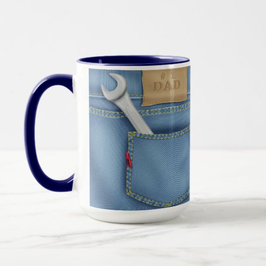 Denim Jeans Tasse (Links)