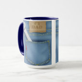 Denim Jeans Tasse (Vorderseite Links)