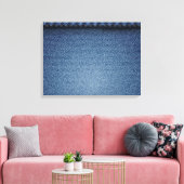 Denim Jeans Texture Leinwanddruck (Insitu (Wohnzimmer))