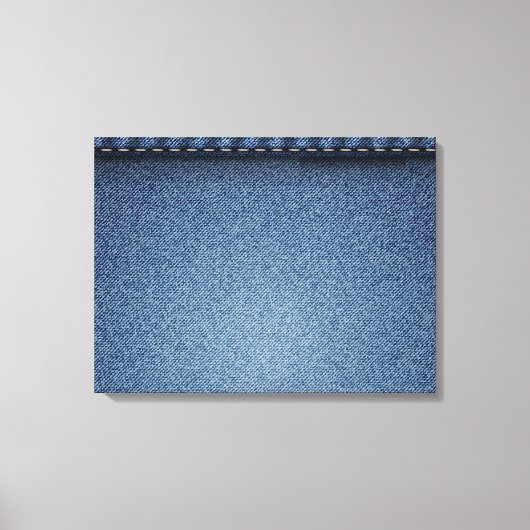 Denim Jeans Texture Leinwanddruck (Vorderseite)
