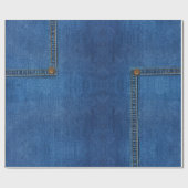 Denim Jeans Wrapping Paper Geschenkpapier (Flach)
