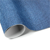 Denim Jeans Wrapping Paper Geschenkpapier (Rolleneckpunkt)