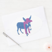 Denim Jenny Ovaler Aufkleber (Umschlag)