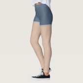 Denim-Kurzschlüsse Leggings (Links)