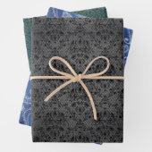 Denim Lace Fashion Designer Textur Geschenkpapier Set (Beispiel)