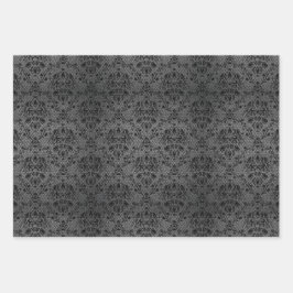 Denim Lace Fashion Designer Textur Geschenkpapier Set