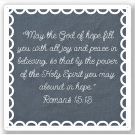 Denim Lace individuell anpassbare Bibe Verse Custo Aufkleber