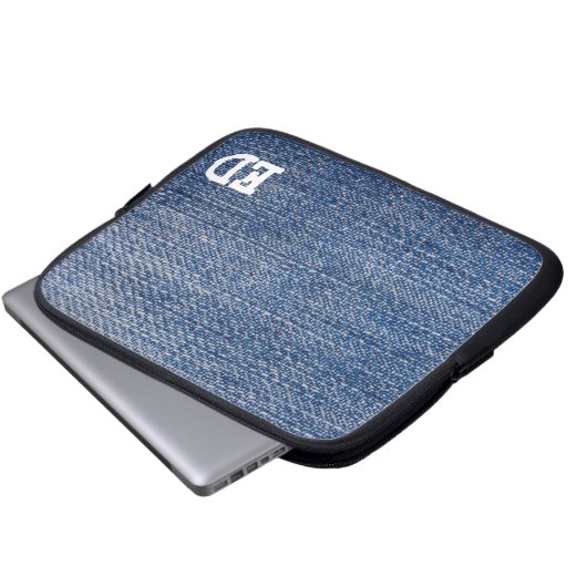 DENIM LAPTOP SLEEVE (Vorne Knopf)