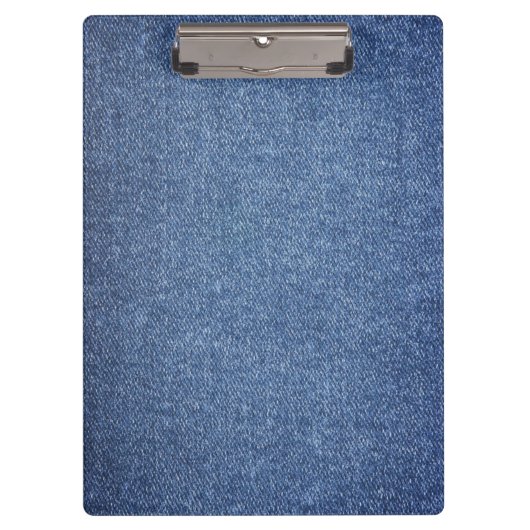 Denim-Look-Zwischenablage Klemmbrett (Vorderseite)