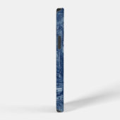 Denim-Material, iPhone Hülle (Rechte Seite)