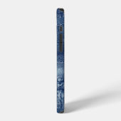 Denim-Material, iPhone Hülle (Linke Seite)