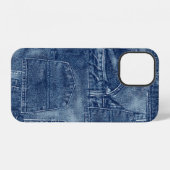 Denim-Material, iPhone Hülle (Rückseite (Horizontal))