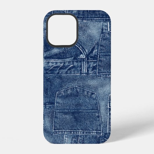 Denim-Material, iPhone Hülle (Rückseite)