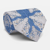 Denim mit Leerlaufwiederholung Krawatte (Gerollt)