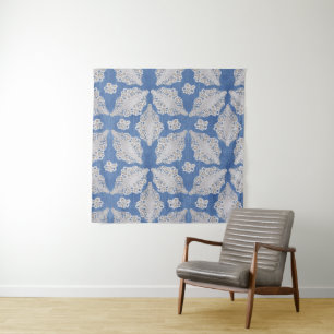 Denim mit Leerlaufwiederholung Wandteppich