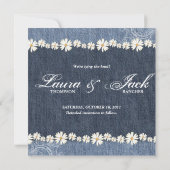 Denim n Daisies Ankündigung Datum freihalten Weste (Rückseite)