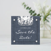 Denim n Diamonds Weditation Chandelier 1 Save The Date (Stehend Vorderseite)